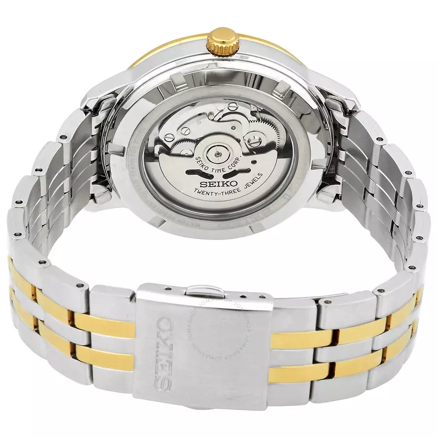 Jam Tangan Pria Seiko Classic SRPH92K1 Strap Stainless Steel Silver Discover More Men Automatic Dual Tone Silver Gold Color