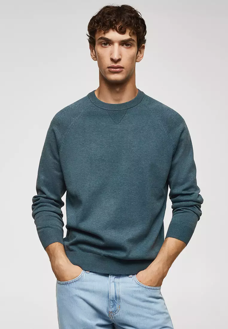 線上選購MANGO Man Fine-Knit Cotton Sweater | ZALORA 台灣