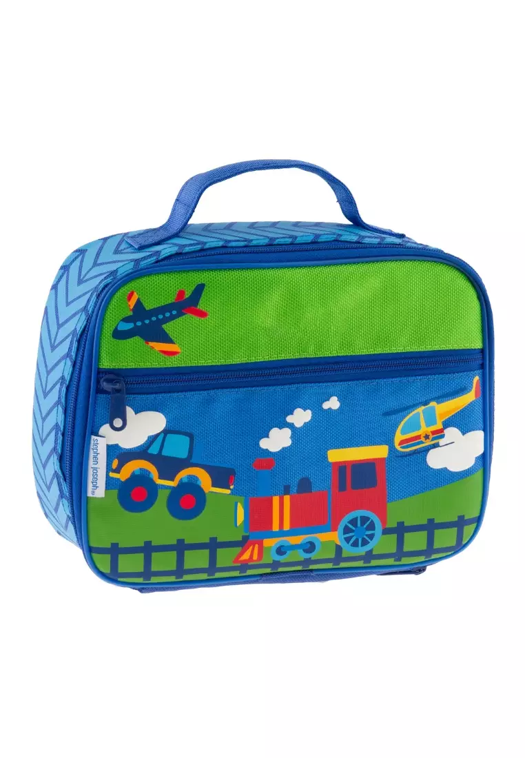 All Over Print Backpack with Lunch Bag for Kids Transpo Classic
