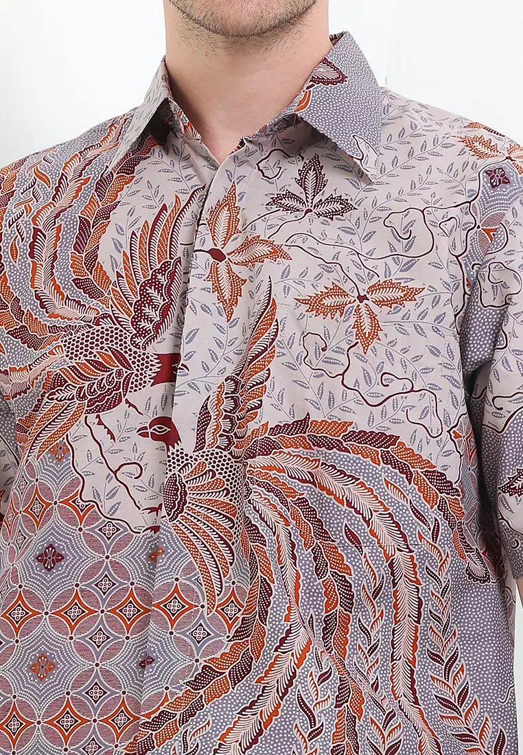 Clark Shirt Kemeja Batik Pria Pendek