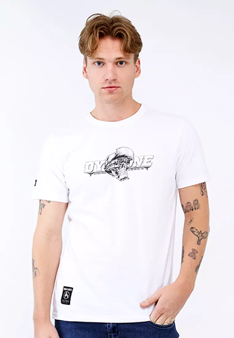 Round Neck Short Sleeves Slim Fit T-Shirt