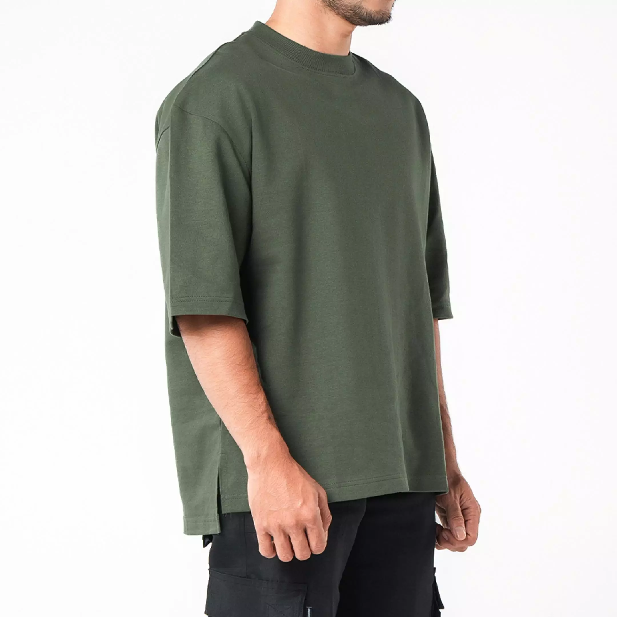 Gloaming Tshirt Oversized Cotton Australia Coolbreeze 25s Olive