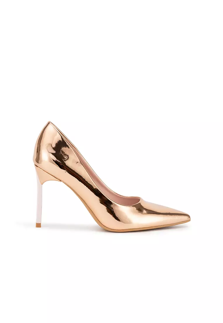 Discount on Nose  shoes - SKU: Pointy Toe With Chrome Heel Pump