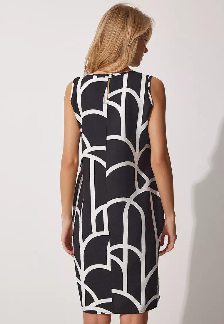 Patterned Mini Summer Dress