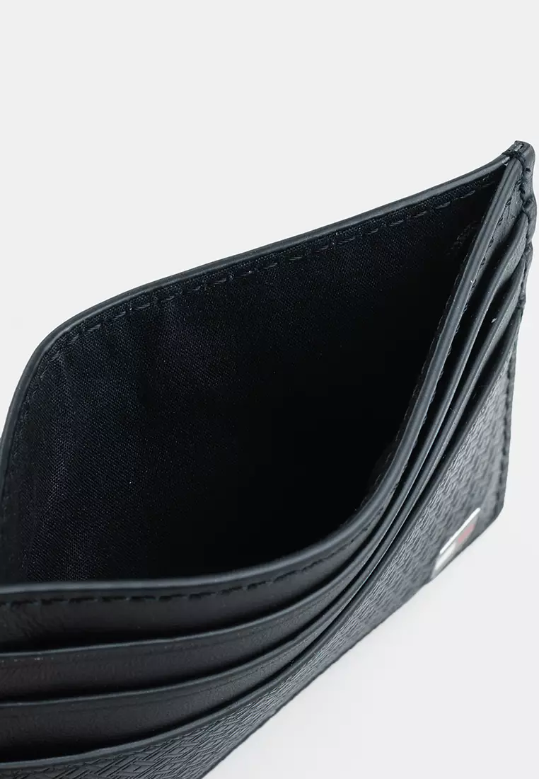 Embossed Flag Leather Card Holder