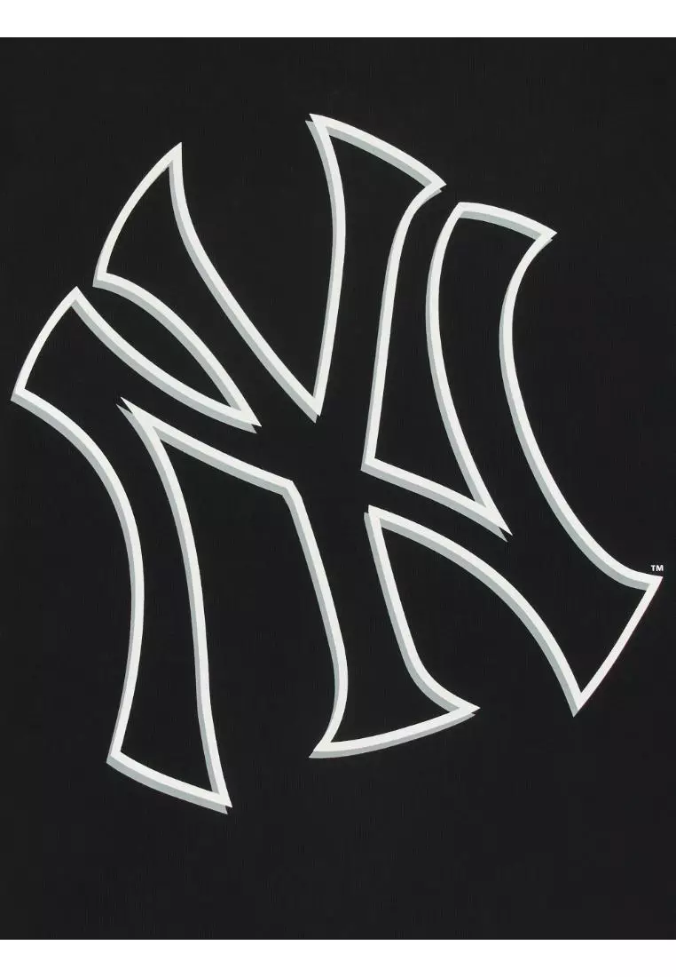 BASIC MEGA LOGO LOOSE FIT LONG SLEEVE T-SHIRTS NEW YORK YANKEES