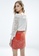 iROO white White Knit Top With Lace Sleeves 41FD3AAB4DE9D5GS_4