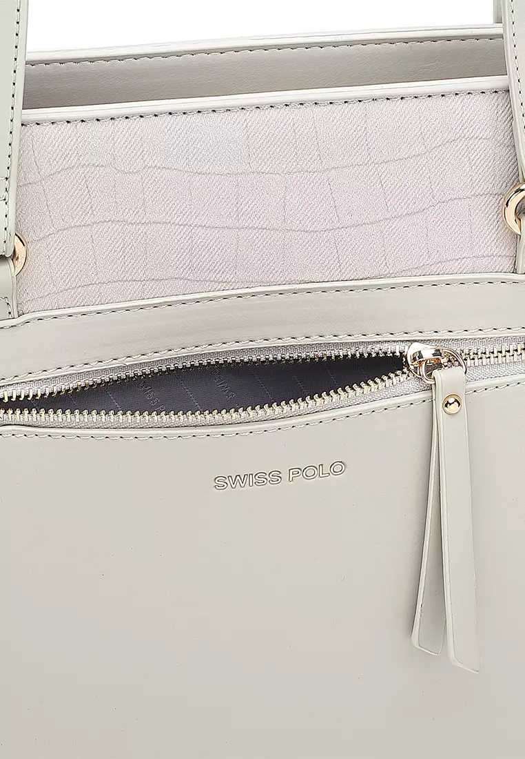 Women's Tote Bag / Shoulder Bag (Tas Tote Wanita / Tas Bahu Wanita) - Krem