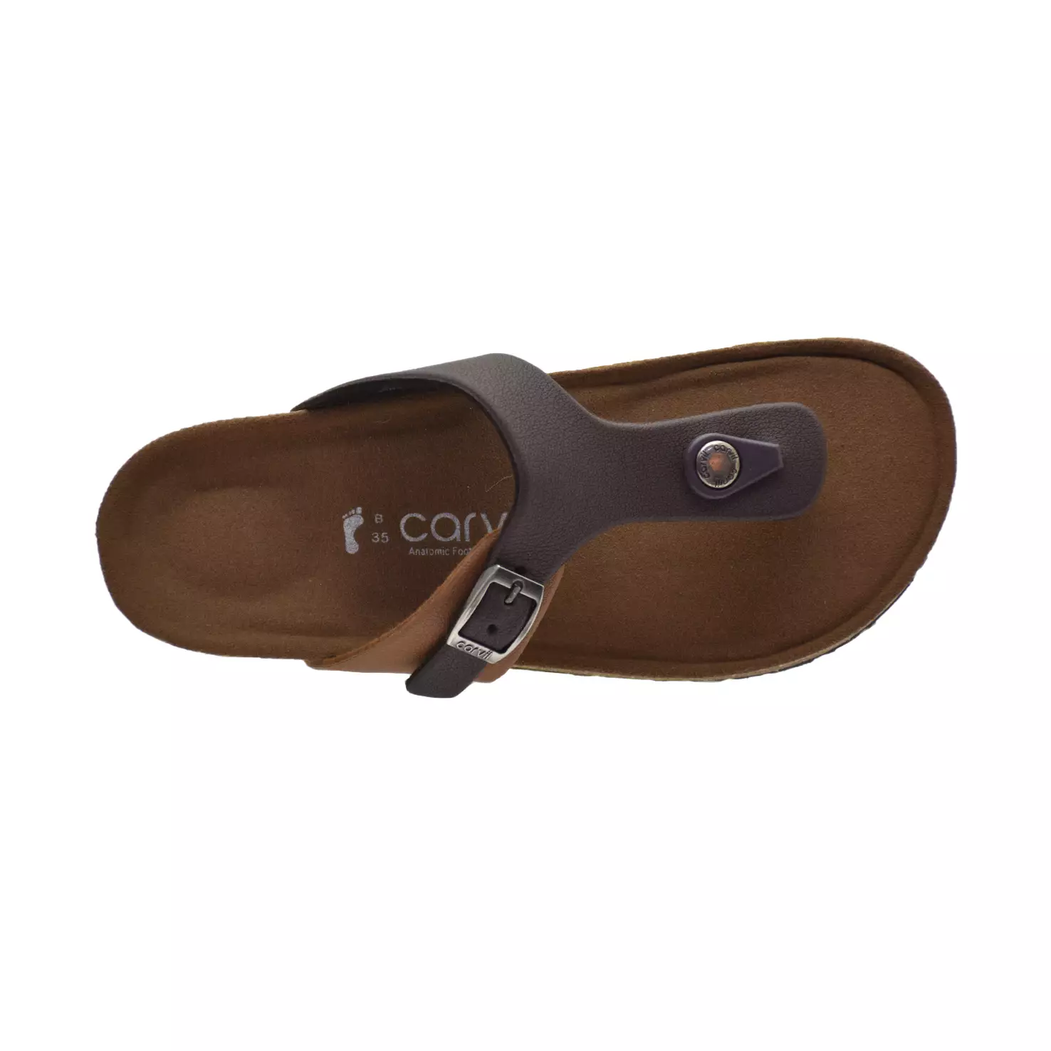 Carvil Sandal Anak Berlin-01 TP Dark Brown/Stone