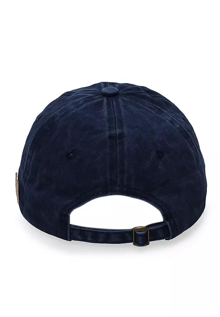 Drsh Topi Baseball Unisex Casual Sport Motive Always Adjustable Material Cotton Jean ORIGINAL - Navy