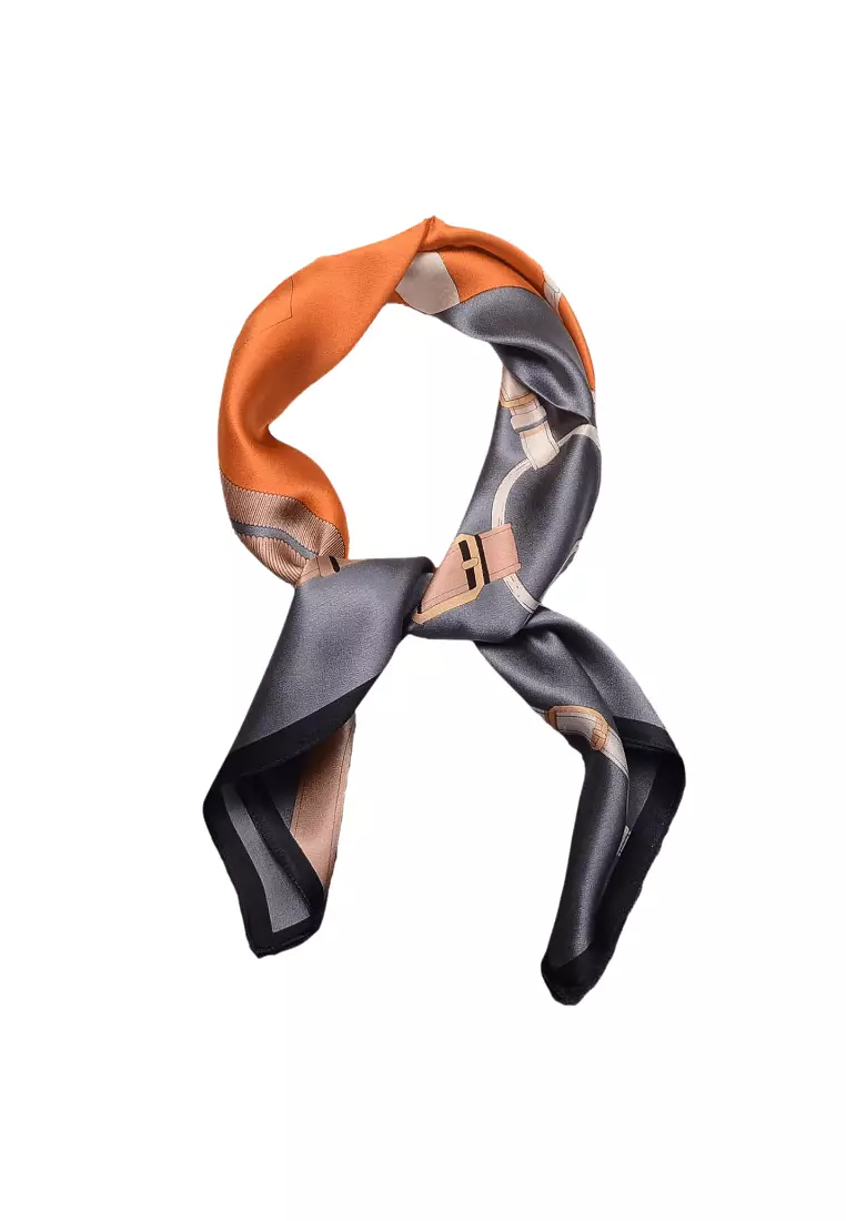 Buy SOEOES Premium Silk Square Scarves 2024 Online ZALORA Singapore