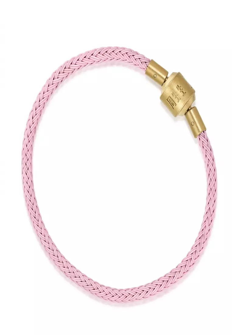 Stainless Steel Charm Bracelet for Women Cherry Blossom 3mm