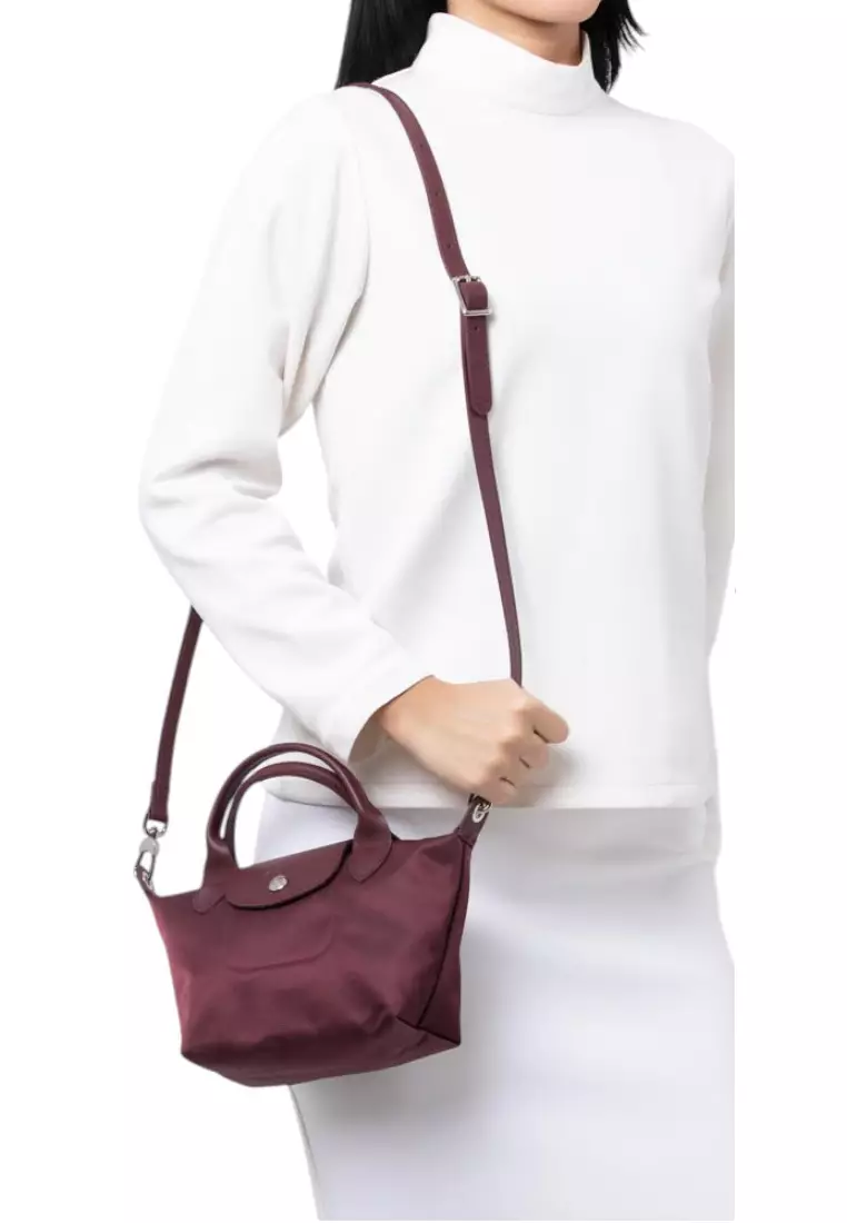 Le Pliage Neo XS Shoulder Bag - Grape Purple