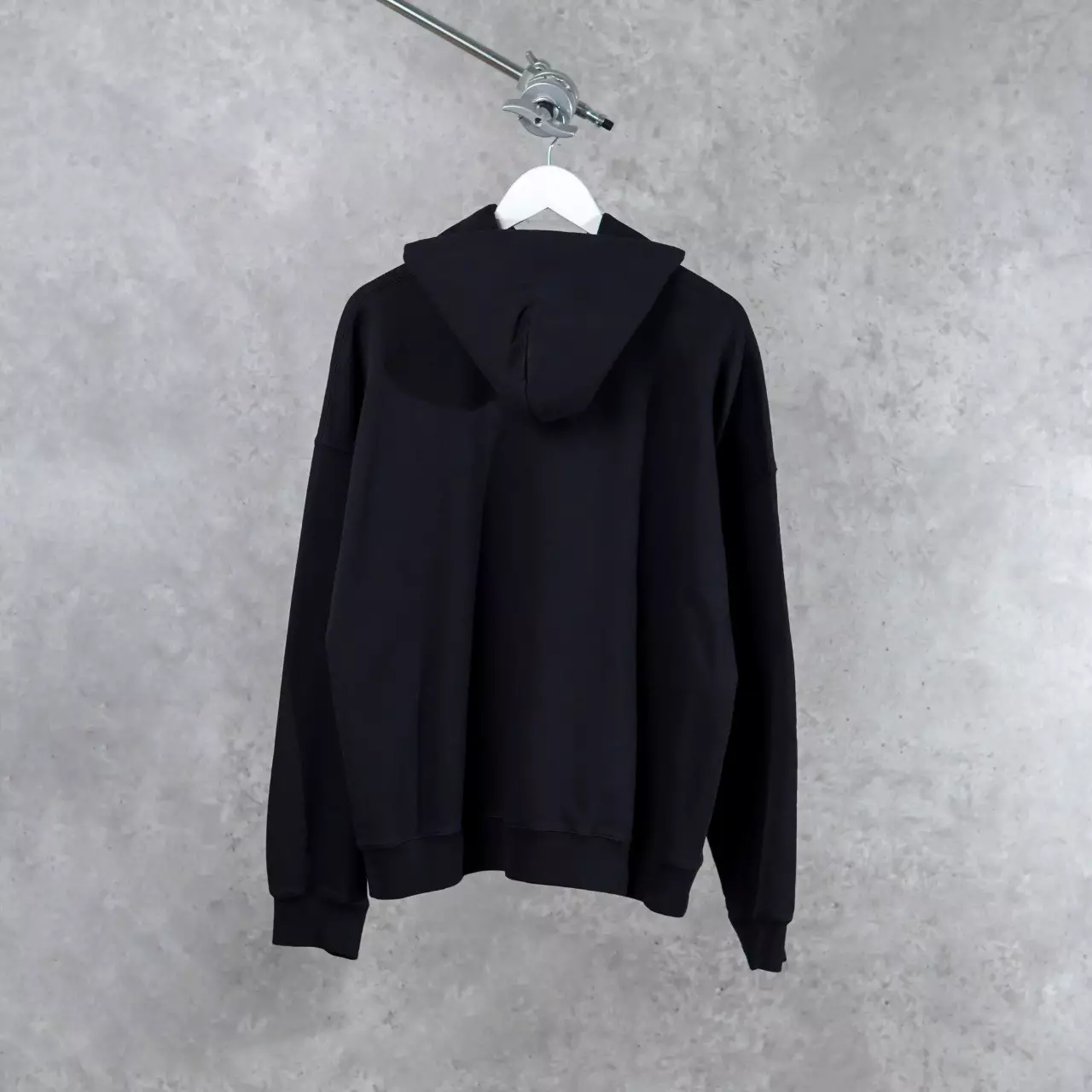 Jaket BALENCIAGA PARIS ALL BLACK HOODIE 100% ORIGINAL