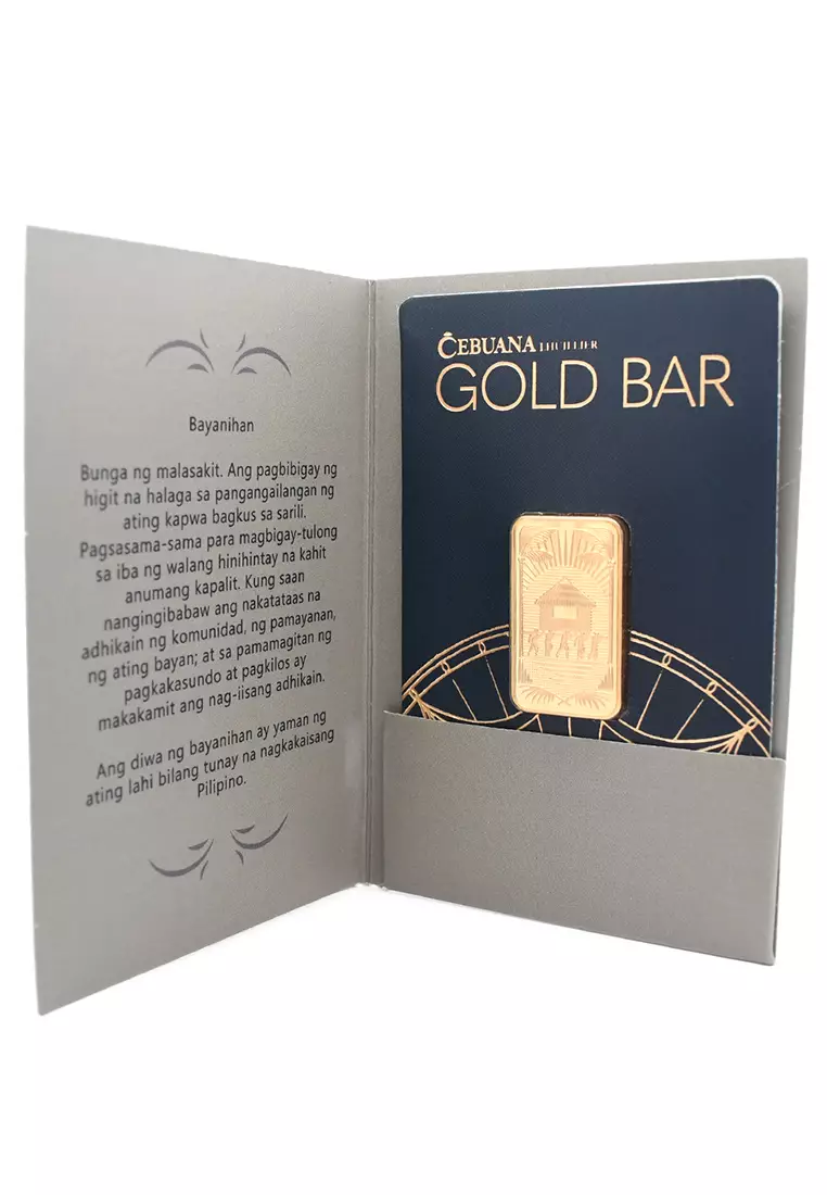 Cebuana Lhuillier 24K Bayanihan Design Gold Bar