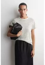 WHITE / BROWN / STRIPED
