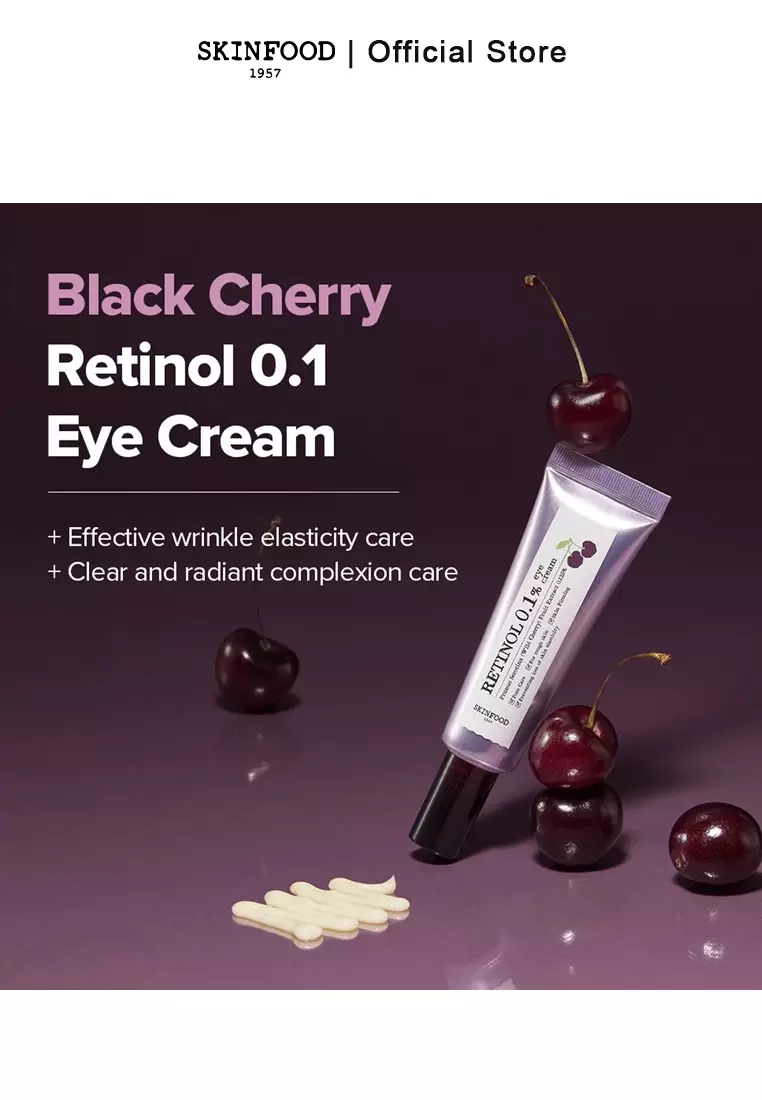 SKINFOOD - Black Cherry Retinol 0.1 Eye Cream