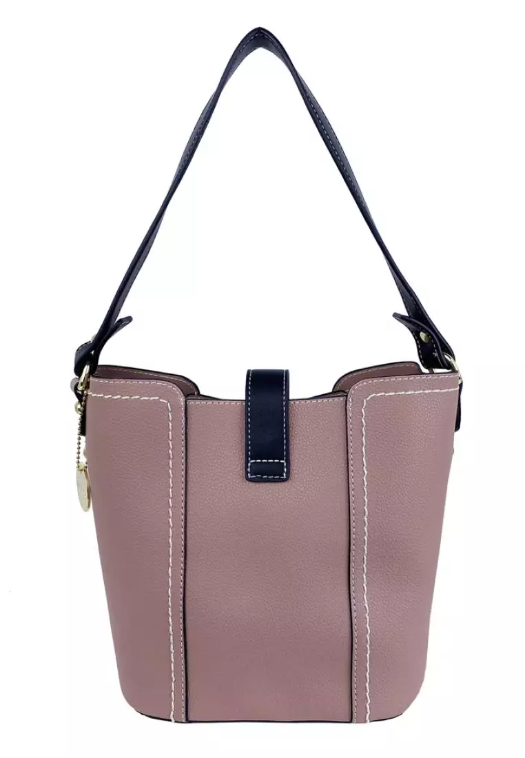 Buy Mel Co Contrast Stitched Detail Satchel Online ZALORA Malaysia