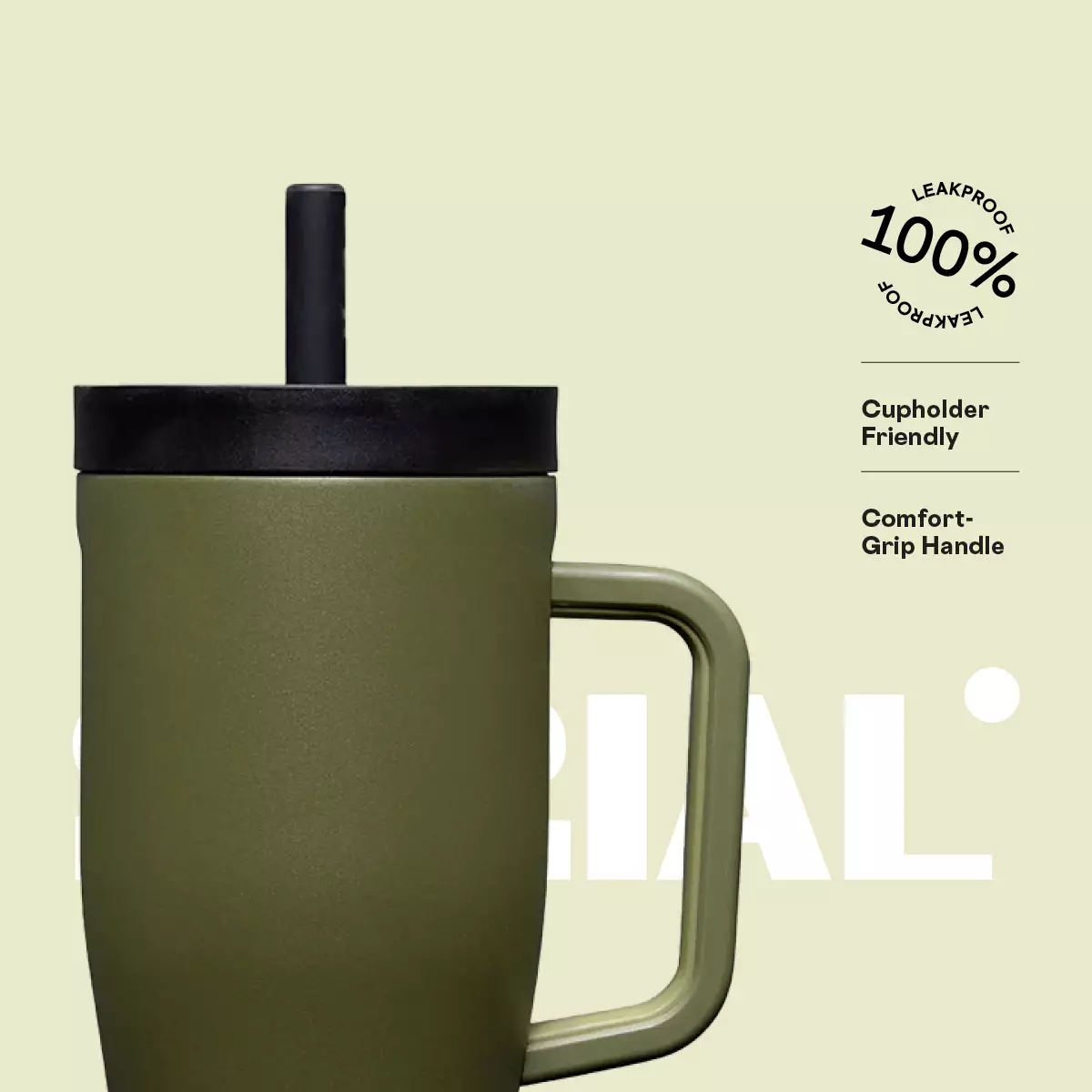 CORKCICLE Leakproof Cruiser 22oz - Olive