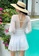 A-IN GIRLS white Sexy Gauze Open Back One-Piece Swimsuit 16C29US7A4D46FGS_3