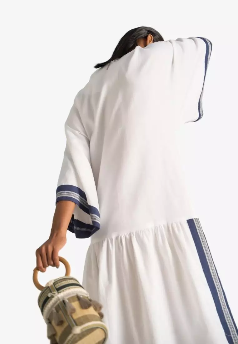 New Linen New Horizon Midi Linen Dress