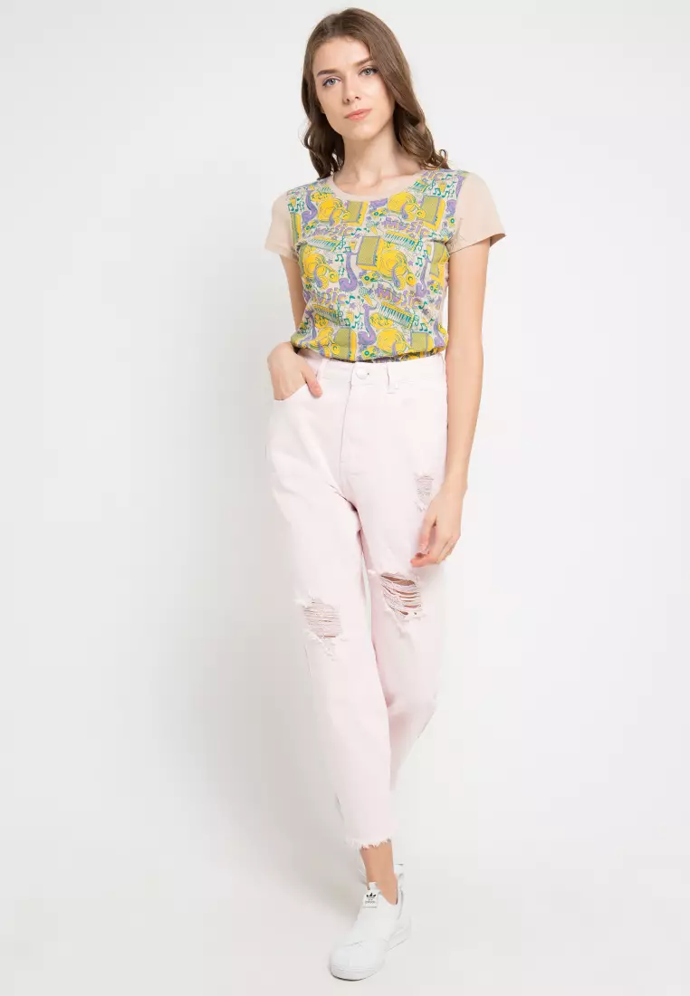 Print Music short sleeve Tshirt