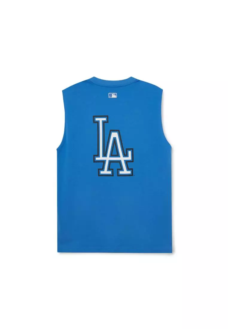 網上選購MLB BASIC BIG LOGO SLEEVELESS T-SHIRTS LOS ANGELES
