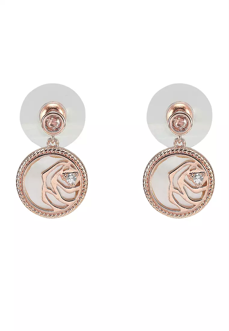 Aldo rose gold earrings clearance