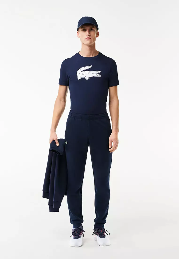 Men's Lacoste SPORT 3D Print Crocodile Breathable Jersey T-shirt