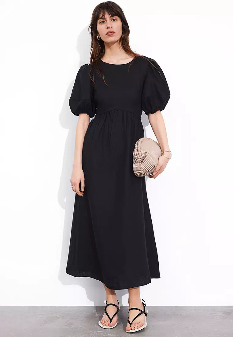 Buy Other Stories Puff-Sleeve Midi Dress 2025 Online ZALORA