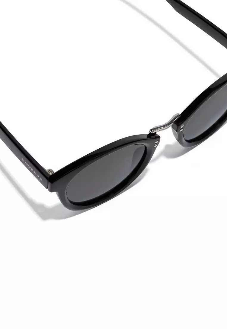 HAWKERS Black WHIMSY Sunglasses for Men and Women, Unisex. Official Product designed in Spain