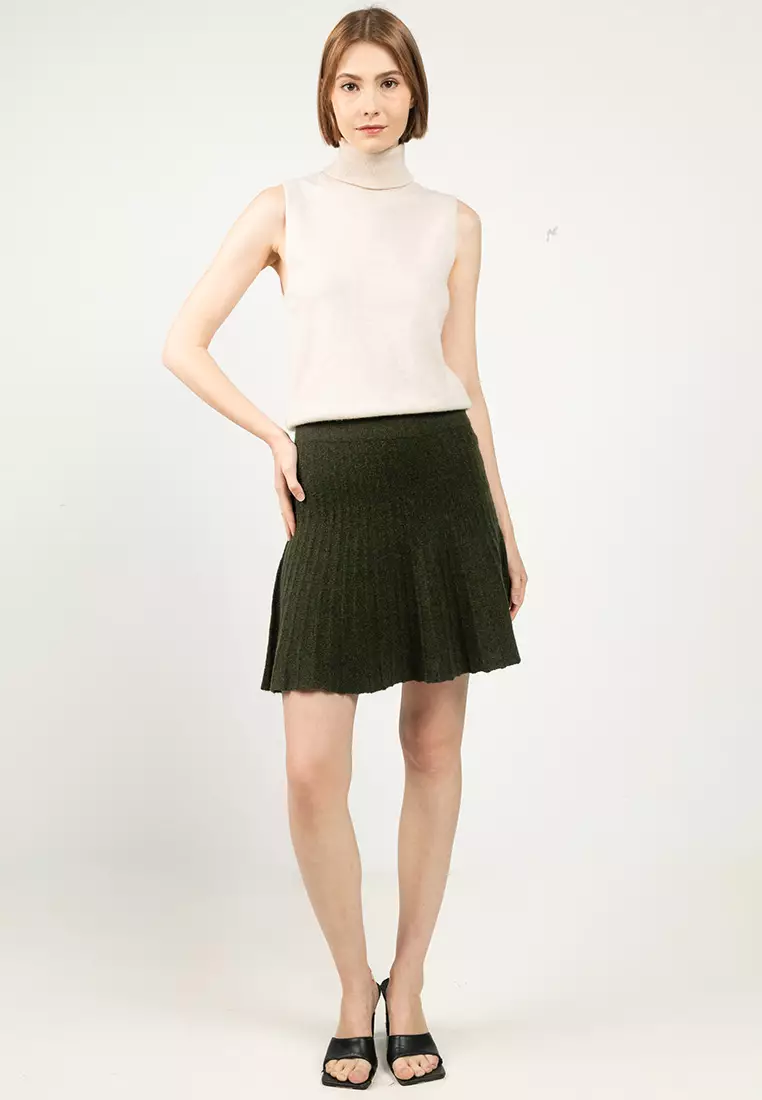 Macy Mid Waist Skater Skirt