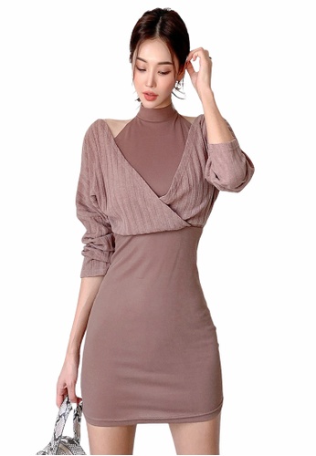Buy Crystal Korea Fashion Korean-made new slim halter one-piece dress 2023  Online | ZALORA Singapore