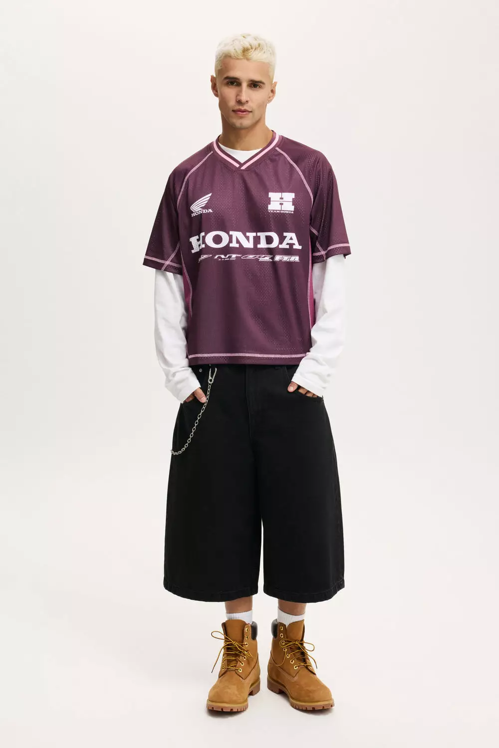 COTTON ON - ATASAN - HONDA X JT RACING FOOTBALL JERSEY