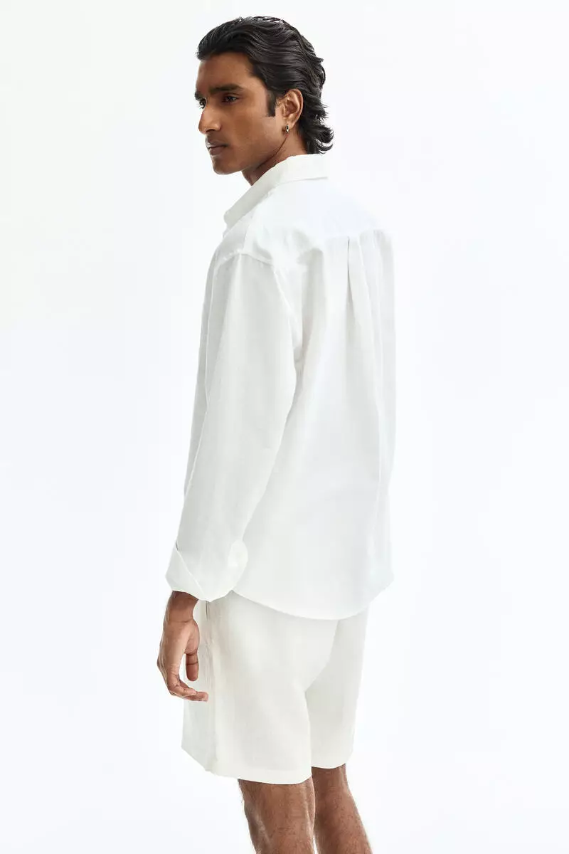Relaxed Fit Linen shorts