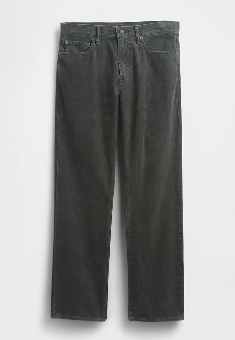 Corduroy Relaxed Straight Pants