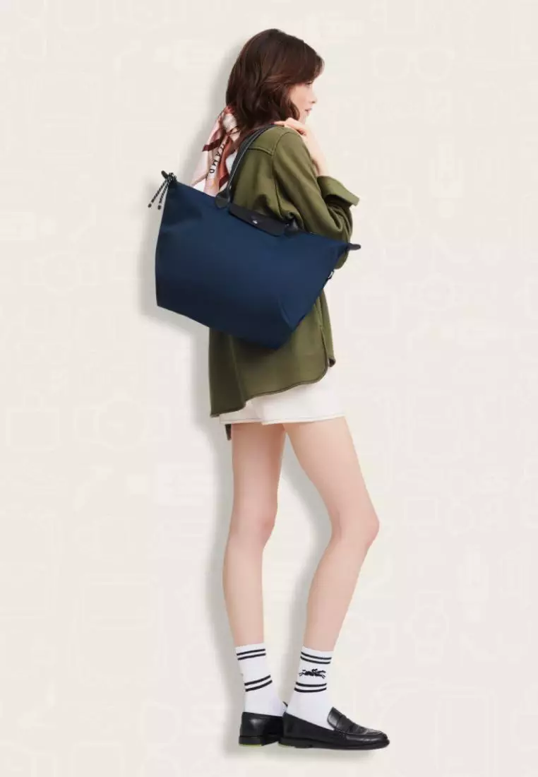 Longchamp Le Pliage Energy L Tote Bag Navy