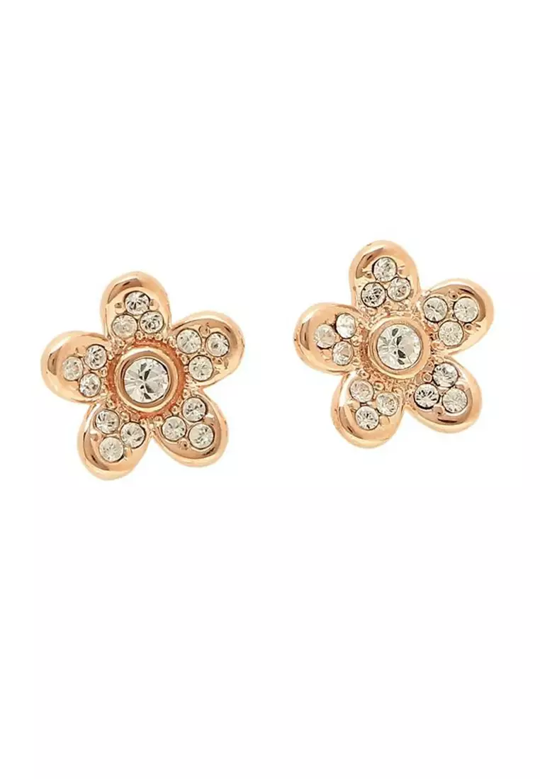 Buy Marc Jacobs Marc Jacobs Flower Studs Earring Rose Gold M0012401 ...