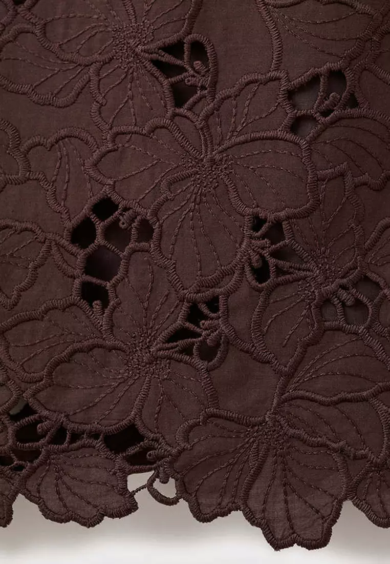 Broderie Anglaise Floral Dress