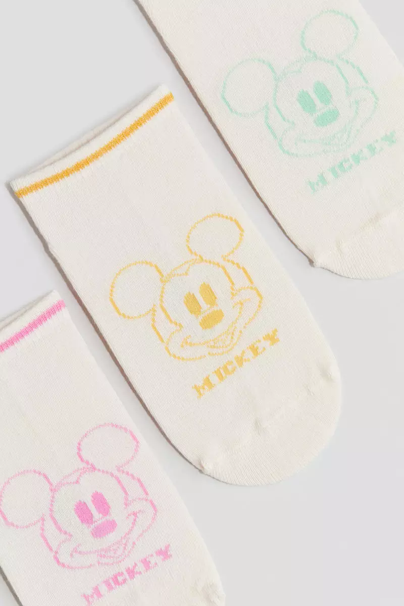 5-pack intarsia motif socks