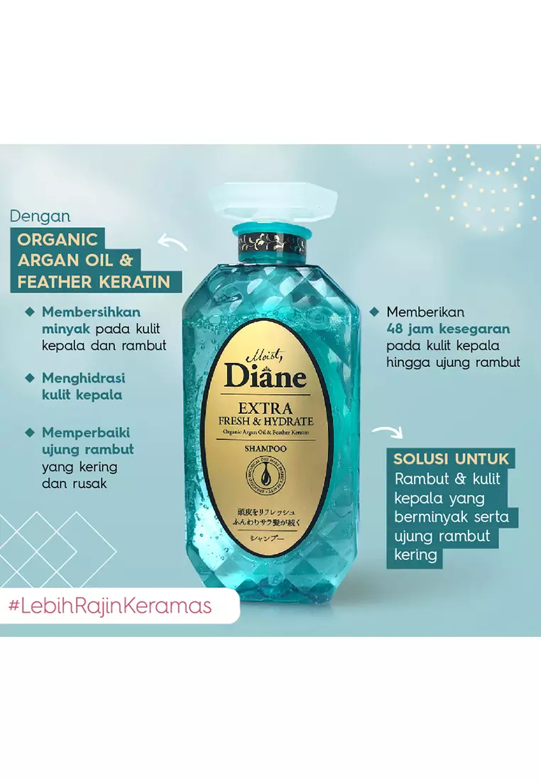 Moist Diane Extra Fresh and Hydrate Shampoo 450ml