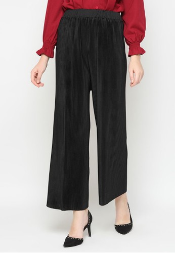 Jual Duapola Plisket Lidi Kulot Pants Original Zalora Indonesia