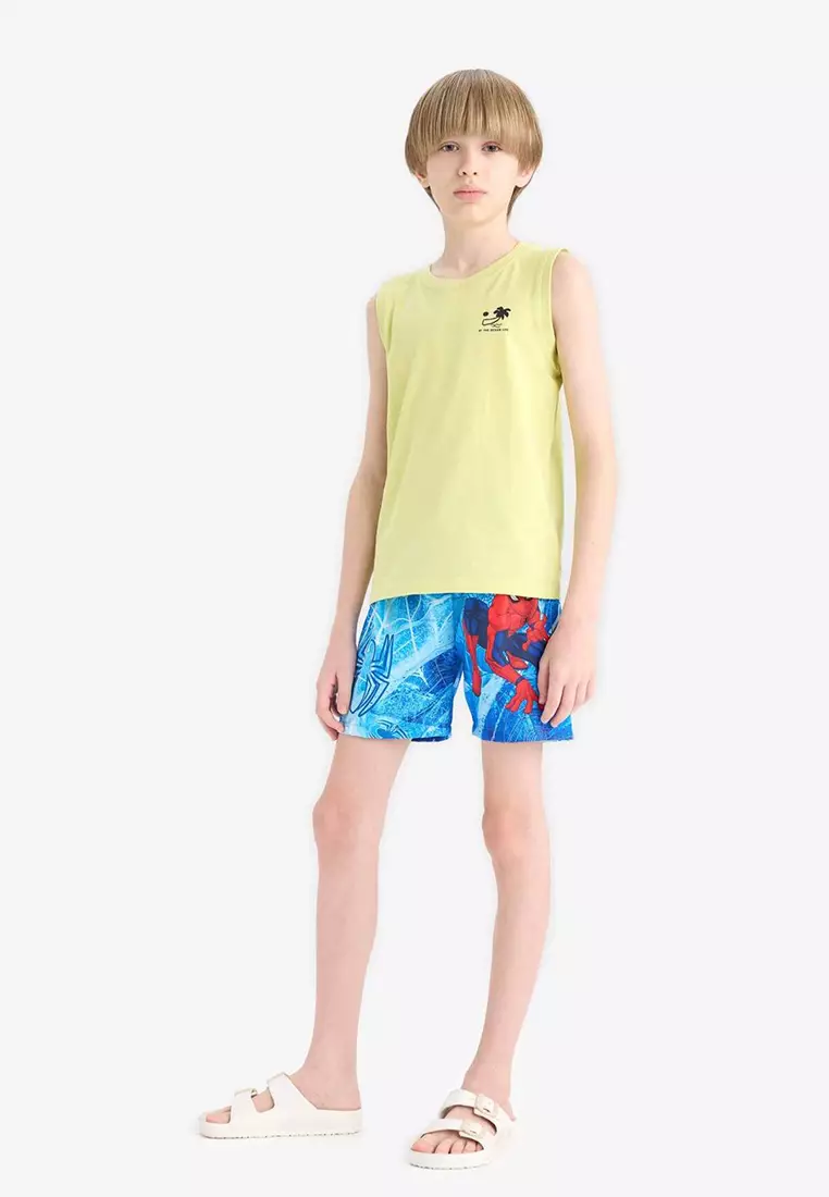 Boy's Marvel Spiderman Swim Shorts E5443A825Hs