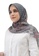 Buttonscarves grey Buttonscarves Maharani Voile Square Dhusar 876B1AA054270BGS_2
