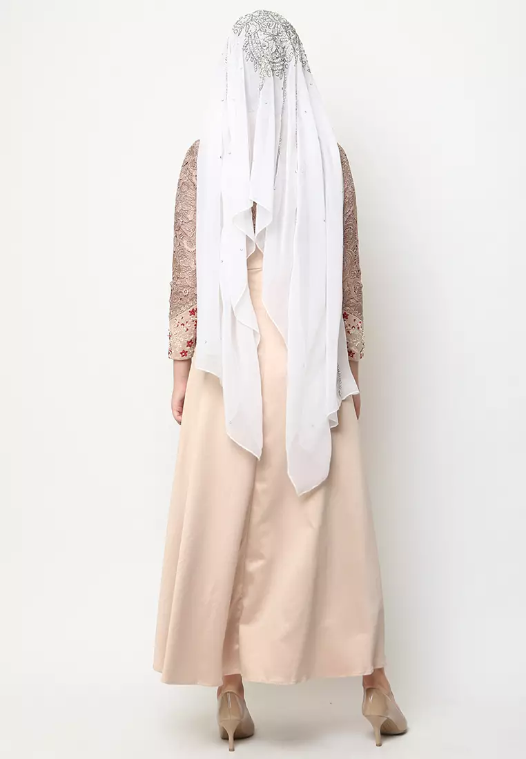 Bibiq Gamis Brokat Satin