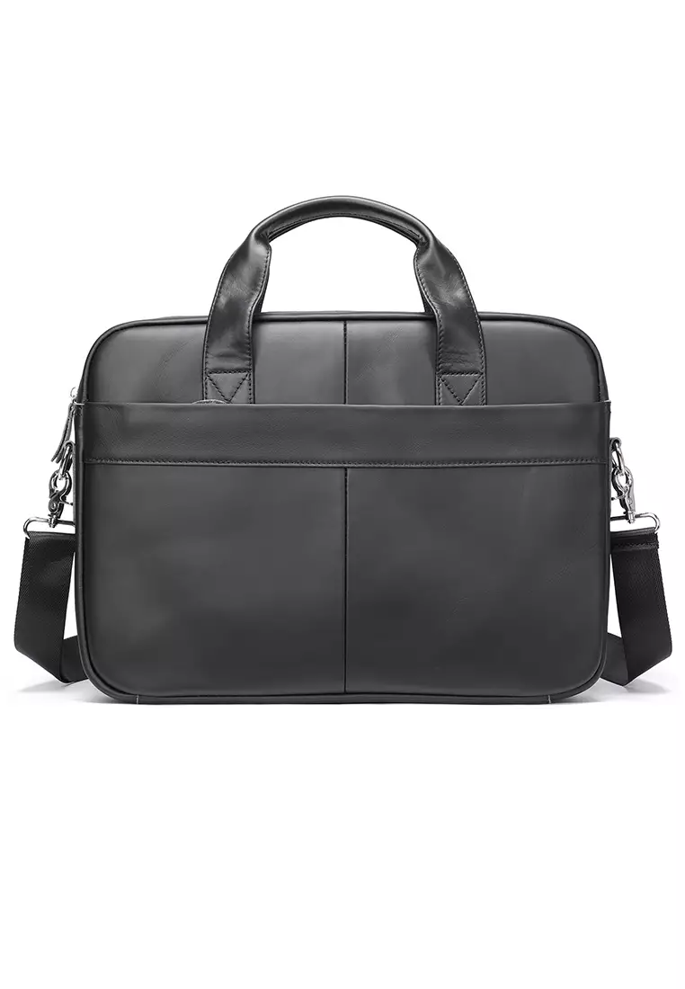 Buy Lara Men's Classic Retro Cowhide Leather Crossbody Briefcases 2024  Online | ZALORA Singapore