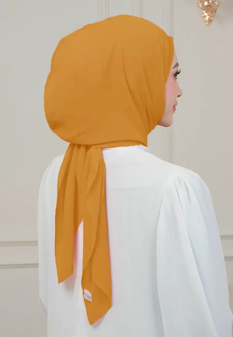 HIJAB INSTAN MAGNET SYIFA - DEEP MUSTARD