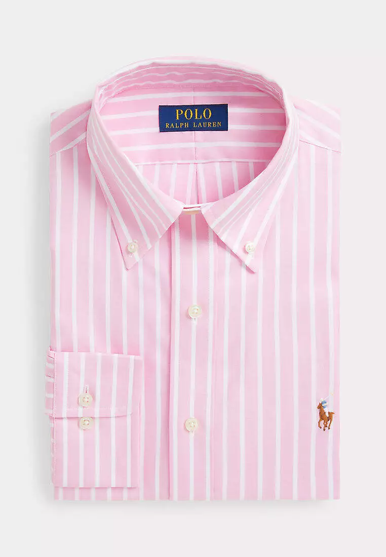 Classic Fit Striped Oxford Shirt