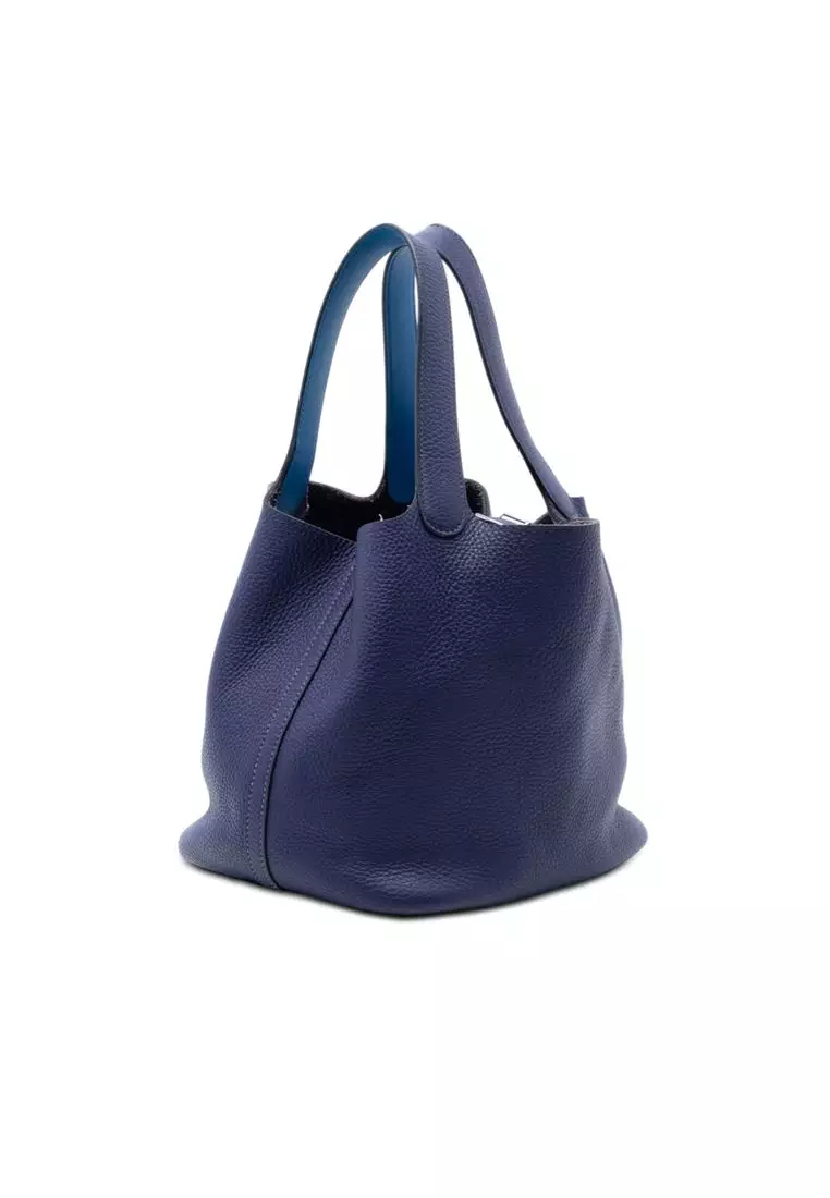 Pre-Loved Hermès Clemence Picotin Lock 22
