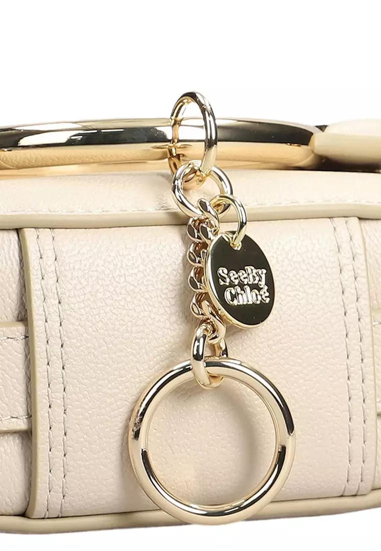 Small Mara Crossbody Bag in Cement Beige